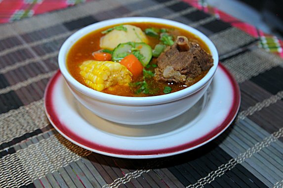 Sopa de res - Salvadoran beef soup